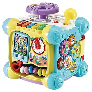 vtech 偉易達 6合1方向盤探索學習寶盒, 扭 twist & play cube, 9-36個月, 1組