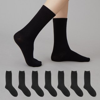 BASE ALPHA ESSENTIALS 女款舒適純色中筒襪組