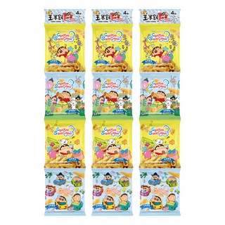 SUNFRIEND 蠟筆小新玉米餅, 48g, 3組