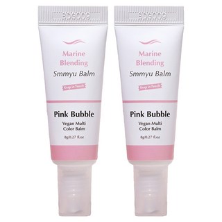 Keep In Touch Marine Blending Smmyu眼影腮紅膏, 2條, Pink Bubble