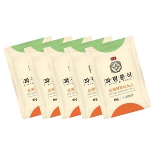 파평분식 떡볶이소스 분말 가루 로제맛, 50g, 5개
