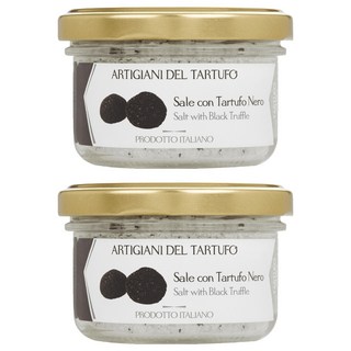 ARTIGIANI DEL TARTUFO 職人黑松露鹽 (義大利進口 提升料理風味), 100g, 2罐