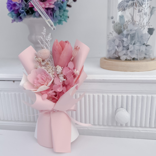 Floral M 香氛擴香小花束, 水蜜桃粉, 1組