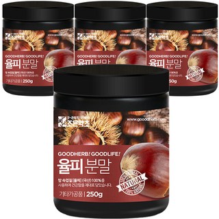 GOODHERB 栗皮粉, 250g, 4罐