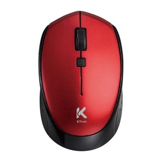 KTnet 廣鐸 R10 4D無線光學滑鼠 1600DPI, 紅色, 1個