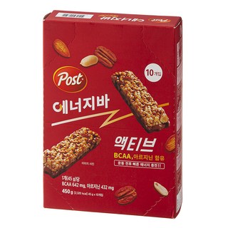 Post 能量棒 Active, 45g, 10個