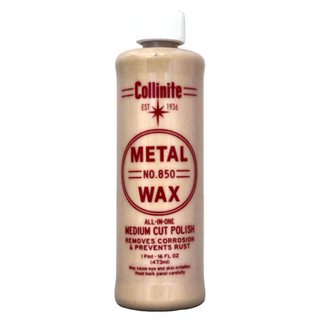 Collinite 柯林 No. 850 金屬蠟 全功能中度拋光劑 去除腐蝕和防止生鏽 1品脫-16液體盎司, 473ml, 1瓶