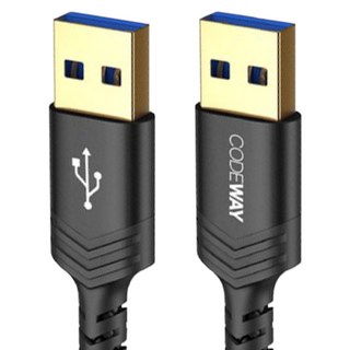 CODEWAY USB A-A USB3.0 Type-A 公對公 高速傳輸線, 1條, 1m