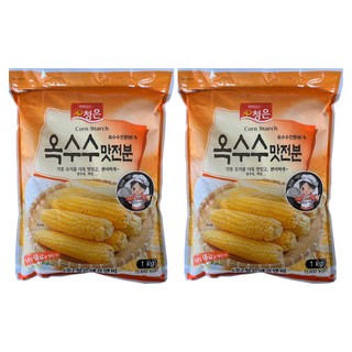 Cheongeun F&B 玉米味澱粉, 1kg, 2個