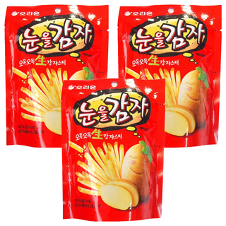 ORION 好麗友 閉上眼細馬鈴薯條, 56g, 3包