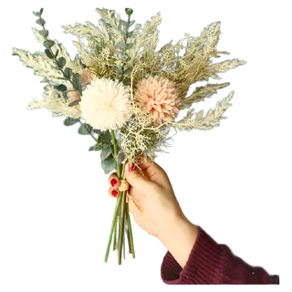 KUIBAO 快豹生活 Simple簡約仿真花束, 香檳落新花束, 1個