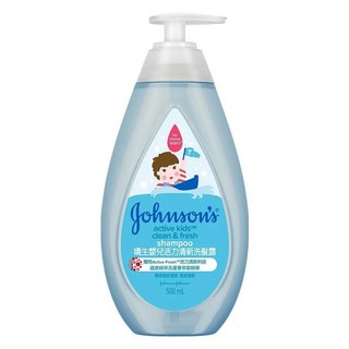 Johnson's 嬌生 嬰兒 活力清新洗髮露 溫和不流淚配方, 500ml, 1瓶