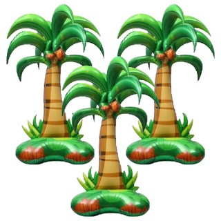 51吋站立大椰子樹 有果實 叢林系列 鋁箔氣球, 3個, F0877