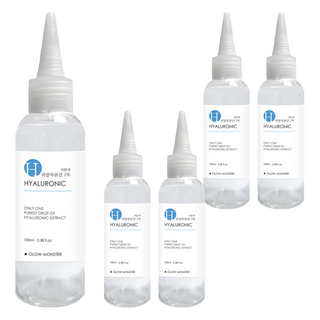 GLOW MONSTER 低分子玻尿酸1%原液, 100ml, 5瓶