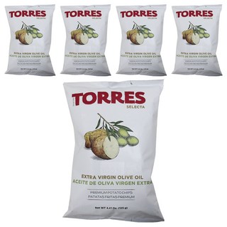 TORRES Selecta特級初榨橄欖油洋芋片, 125g, 5包