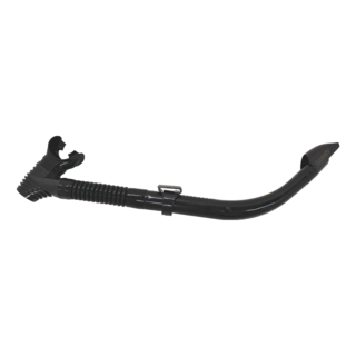AQUATEC 矽膠呼吸管 SN-200 潛水用品, 10 x 47cm, 黑色