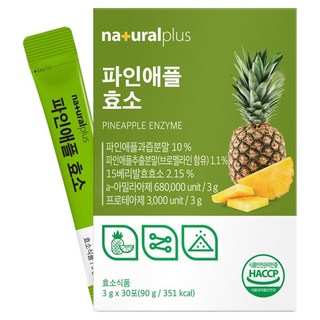 naturalplus 鳳梨酵素 30入, 90g, 1個