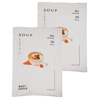 BODY GOALS 鹹蛋湯，高纖營養湯，15g蛋白質，BCAA膳食纖維, 29g, 2包