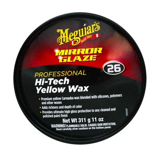 Meguiar's 美光 Hi-Tech 棕櫚黃蠟 311g 提升光澤 保護拋光油漆, 1罐