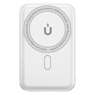 Wiwu CUBE 磁吸無線充行動電源 二代 10000mAh 珍珠白 WE-PB-04TW