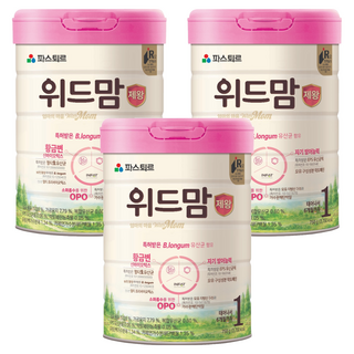파스퇴르 위드맘 엄마의 마음 제왕 1단계, 750g, 3개