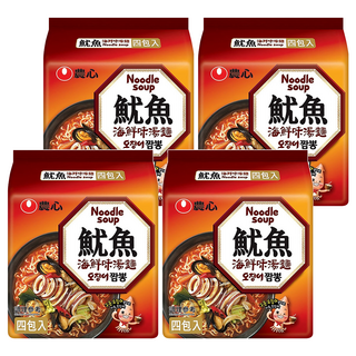 NONGSHIM 農心 魷魚海鮮味湯麵 124g, 16包