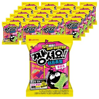 롯데웰푸드 짱셔요 터프츄잉 후르츠, 51g, 24개