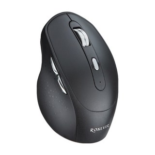 RONEVER 無線雙模靜音滑鼠 104 x 70 x 36mm 86g, SYS009, 黑色