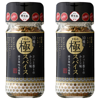 博多華味鳥 極致香辛料調味粉，10種風味, 60g, 2個