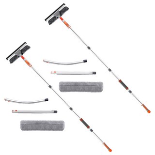 미러브 커브형 유리창닦이 125cm, 2세트, 혼합색상