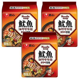 NONGSHIM 農心 魷魚海鮮味湯麵 124g, 12包