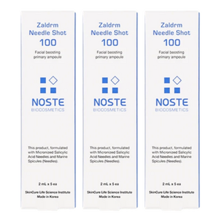 NOSTE Zaldrm 微針感保濕喚膚精華 100 臉部保養 2ml x 5 ea, 10ml, 3盒