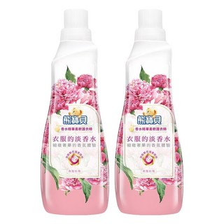 熊寶貝 香水精華柔軟護衣精 典雅玫瑰 中和衣物異味, 700ml, 2瓶