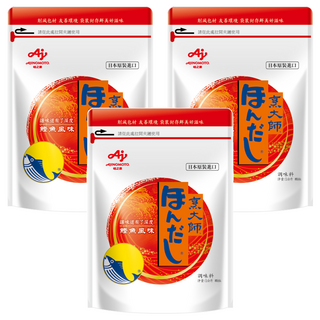 HONDASHI 烹大師 鰹魚風味調味料, 1kg, 3包