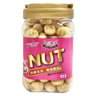 品鮮生活 特大顆原味夏威夷豆, 450g, 1罐