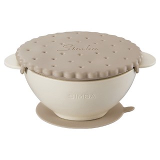 Simba 小獅王辛巴 美味曲奇吸盤碗 6個月以上, 杏茶, 1個