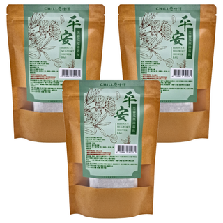 CHILL 愛吃 平安芙蓉艾草沐浴包 5g 10包, 50g, 3袋