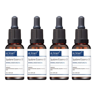 Lab. Smart 角鯊烷精華油, 修復 | 保濕, 30ml, 4瓶