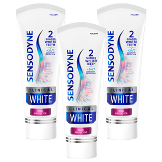 SENSODYNE 舒酸定 專研亮白抗敏牙膏, 100g, 3條