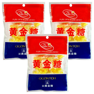 OGONTOH 黃金糖 純蔗糖, 300g, 3袋