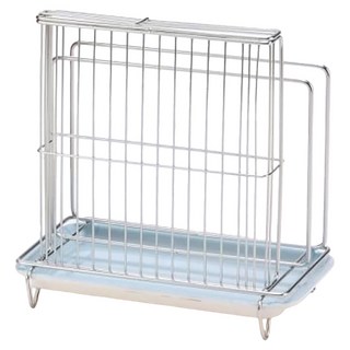 不銹鋼刀具砧板瀝水收納架, 銀色, 1個