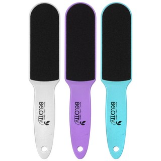 BELOTTY 寬版磨砂雙面腳部搓板 顏色隨機出貨, 單品, 3個, 1入