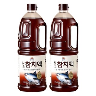 사조 참치액, 2.1kg, 2개