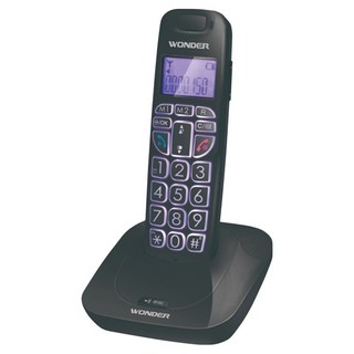 wonder 旺德電通 DECT數位無線電話 WT-D05, 大字鍵, 大鈴聲, 螢幕&字鍵背光功能, 座機呼叫鍵