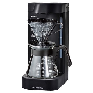 HARIO 好璃奧 V60 咖啡王 電咖啡機二代, 黑色, EVCM2-5TB-TW