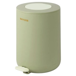 HOUSE 好室喵 同心圓緩降踏式垃圾桶 11L, 29 x 25 x 35cm, 顏色隨機