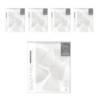 Solone 台灣公司貨 面面俱到上妝粉撲 6個, 扇形, 5袋