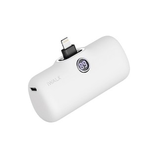Iwalk Battery 口袋充電寶PRO Type-C LCD顯示屏 精準掌握剩餘電量, DBL5000PC-002A, 白色