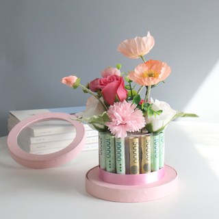 MORIANN 康乃馨鈔票禮盒, 桃粉色
