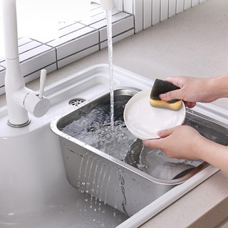 KITCHEN FLOWER Cookin Clean 不鏽鋼方形洗碗盆 10L, 單一顏色, 1個